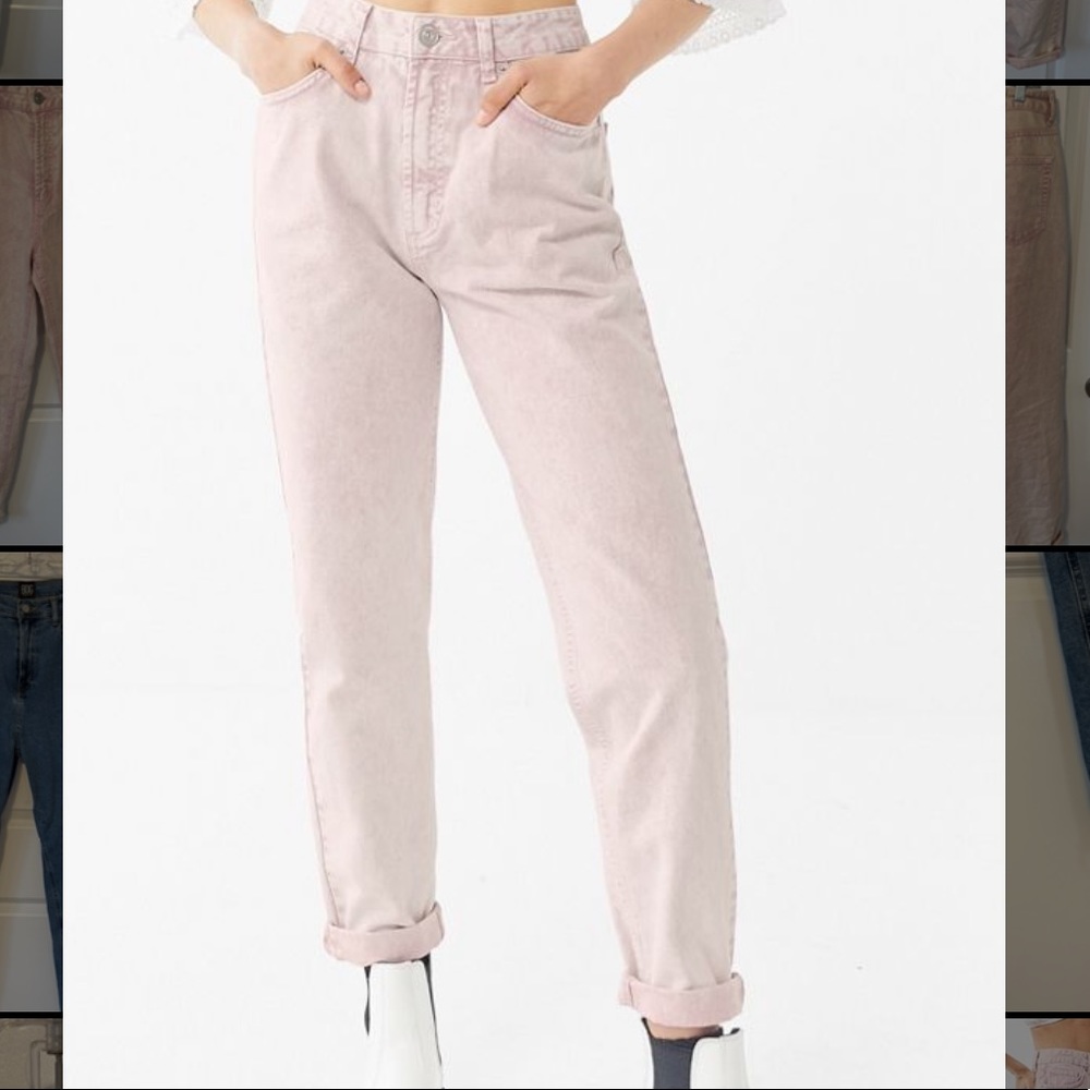BDG Size 29 Pink Mom Jeans